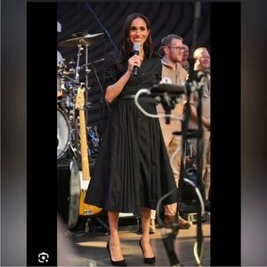 Banana Republic Black Midi Dress